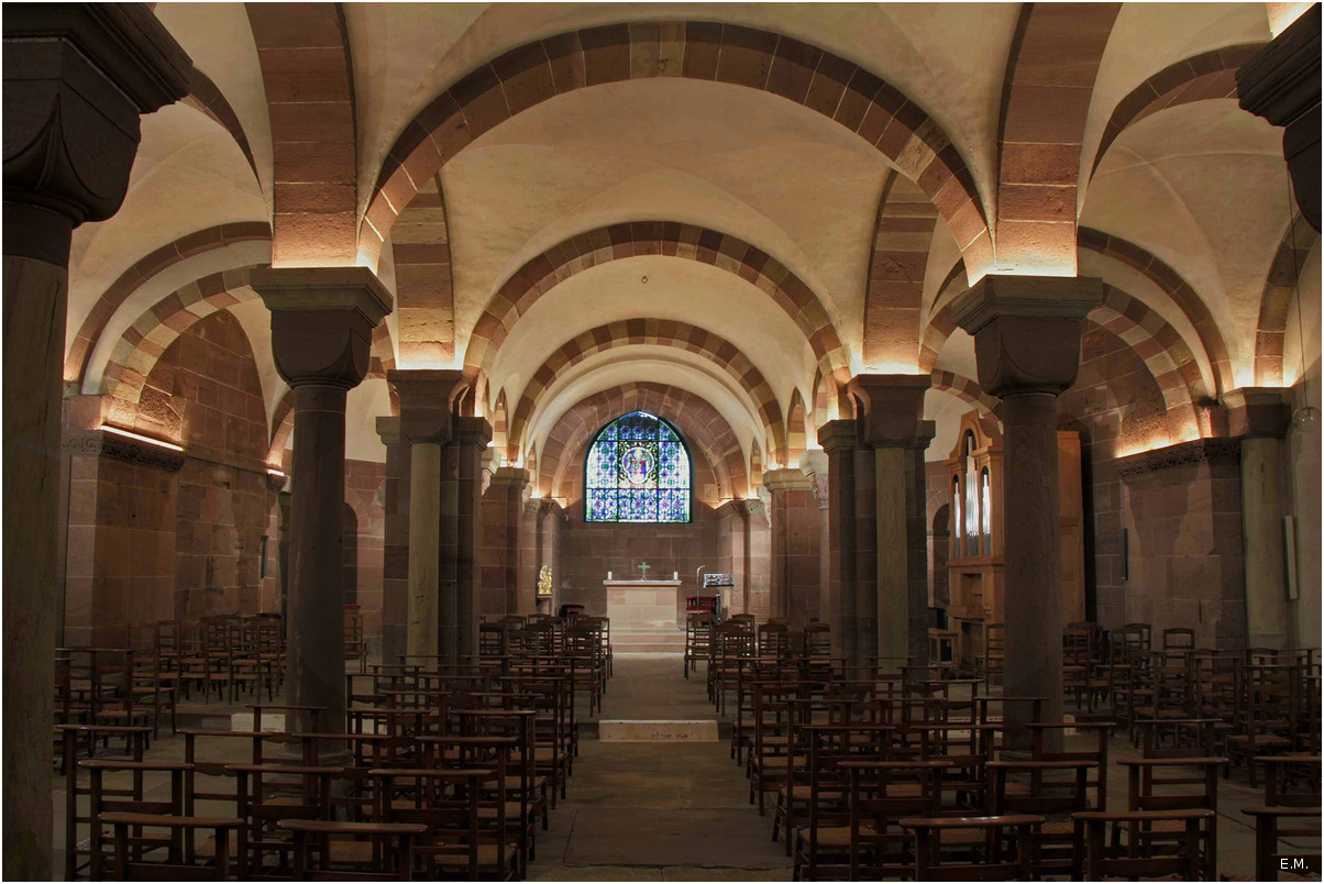 Strasbourg Crypte de la cathédrale