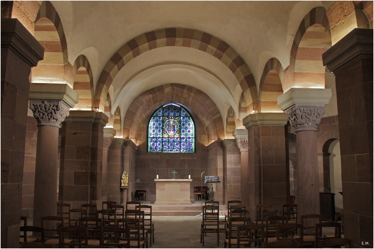 Strasbourg Crypte de la cathédrale