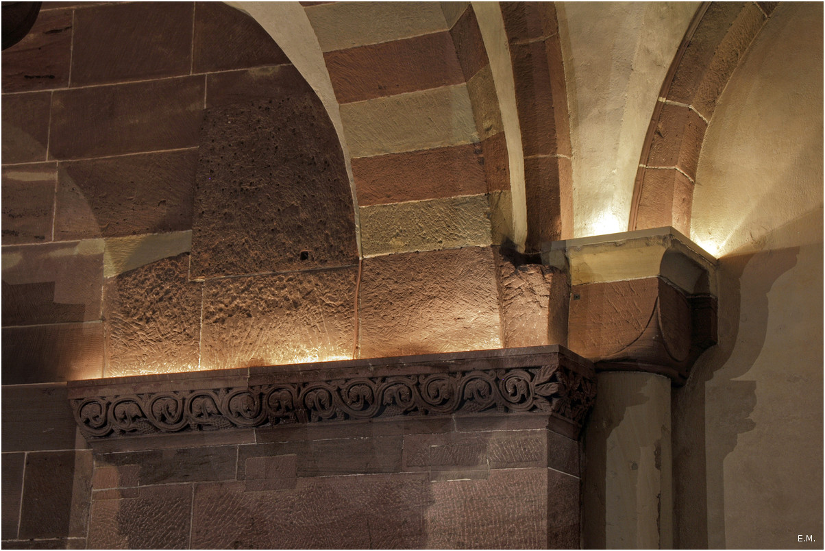 Strasbourg Crypte de la cathédrale