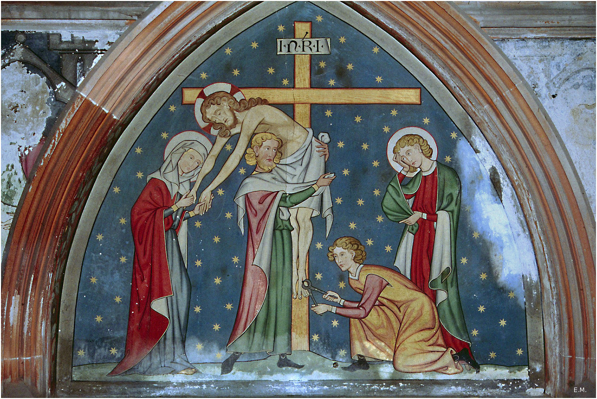 m) Peintures murales - la Passion